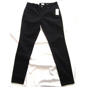 New W/ Tag Women S & Co Jegging Low Rise Black Pants Sz 6 (WP224)